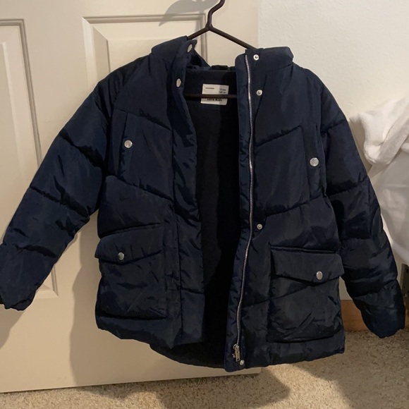 Zara Other - new ZARA navy blue puffer jacket!
